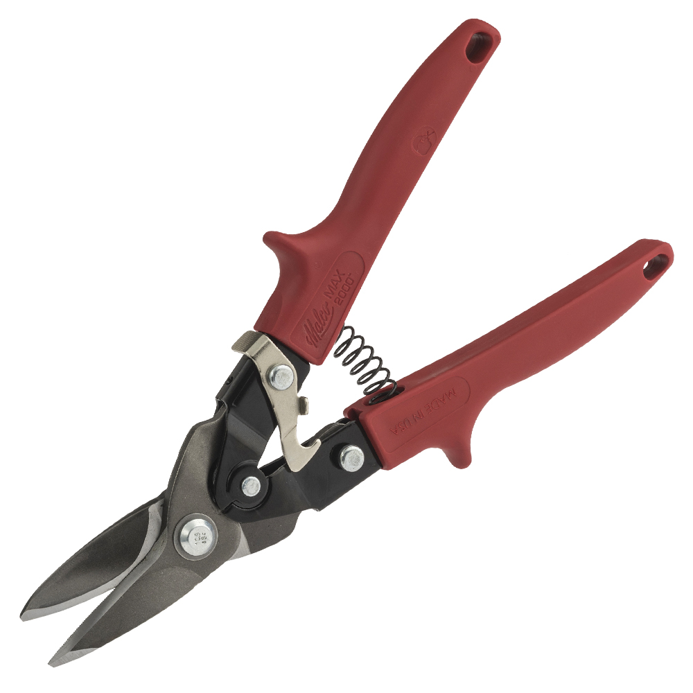 MALCO M2001 MAX RED SNIPS LEFT CUT